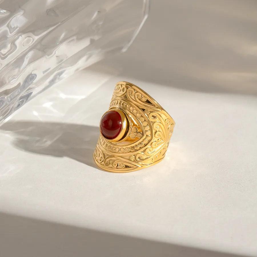 Gold Stainless Steel Ring