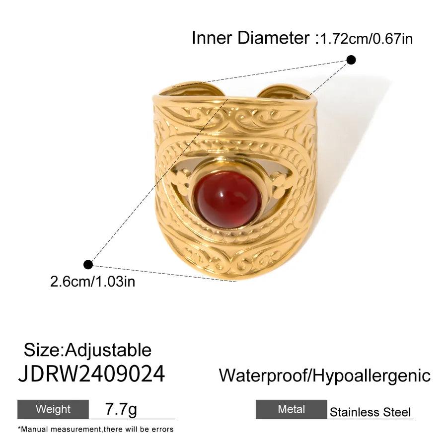 Gold Stainless Steel Ring