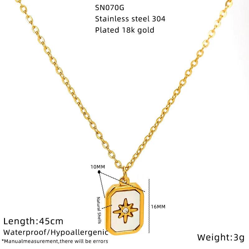 Pearl Stainless Steel Necklace