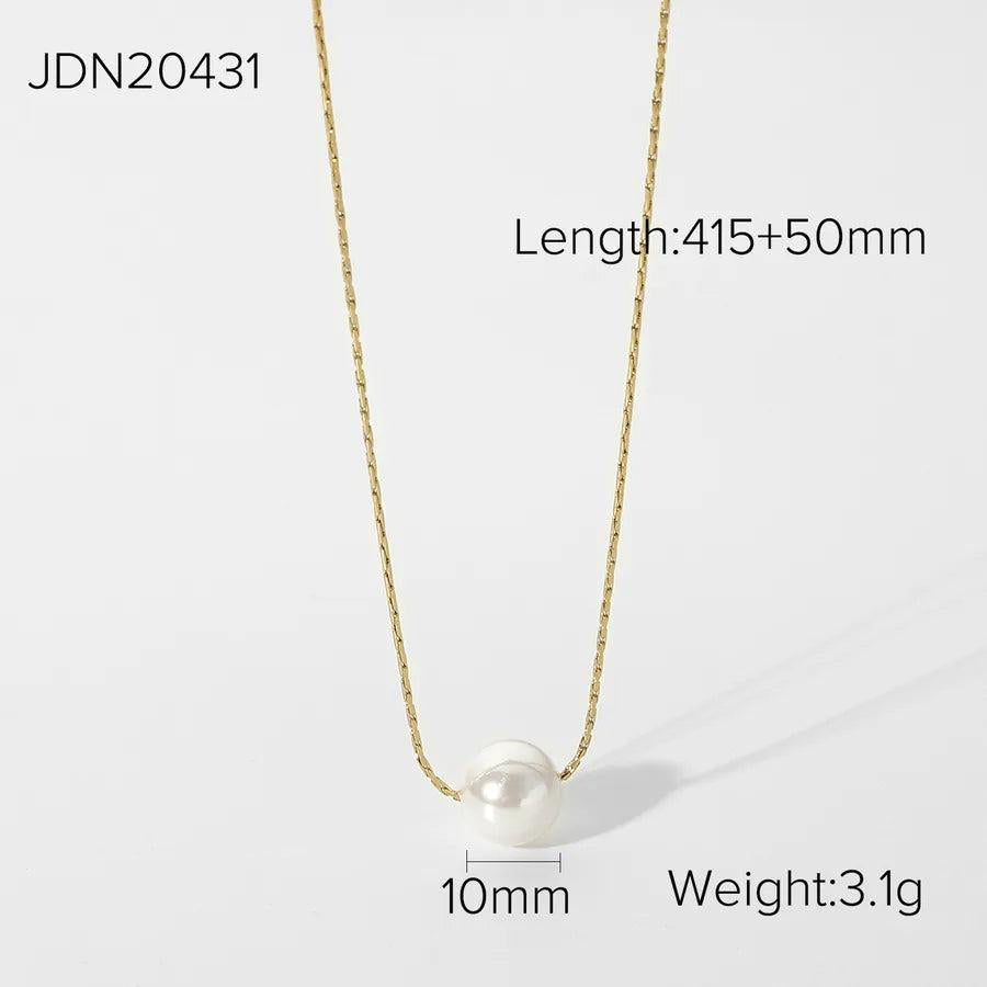 Pearl Stainless Steel Necklace