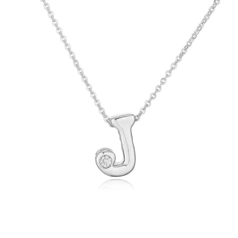 Hip-Hop Vintage Style Simple Style Letter Copper Zircon 18K Gold Plated Pendant Necklace cable chain