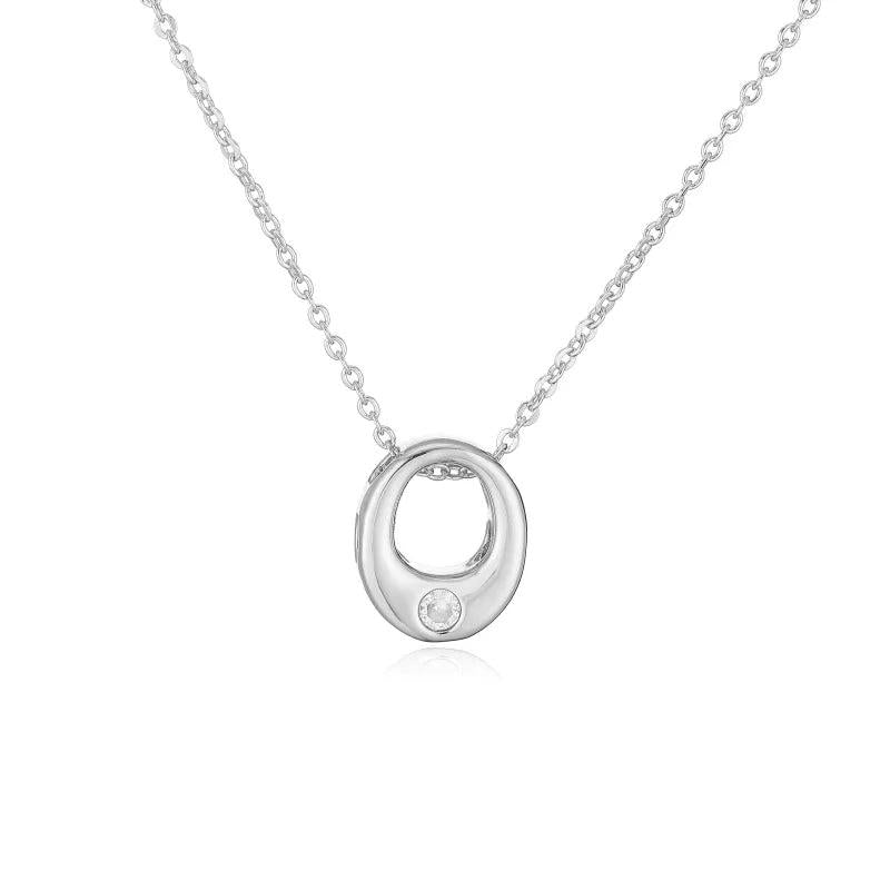 Hip-Hop Vintage Style Simple Style Letter Copper Zircon 18K Gold Plated Pendant Necklace cable chain