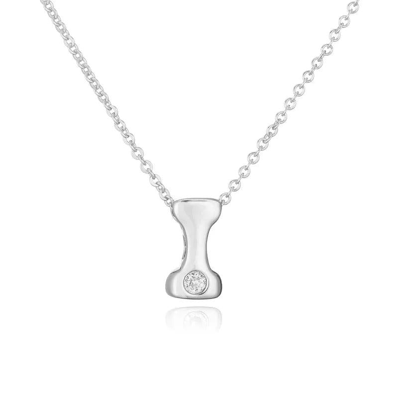 Hip-Hop Vintage Style Simple Style Letter Copper Zircon 18K Gold Plated Pendant Necklace cable chain