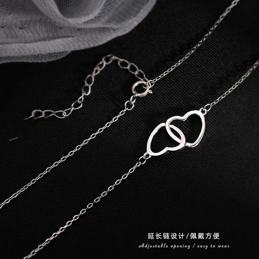 Simple Style Heart 304 Stainless Steel 18K Gold Plated Plating Necklace