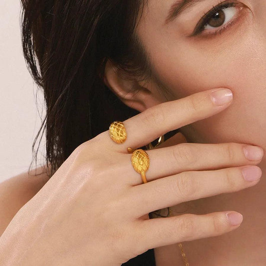 Gold Stainless Steel Ring