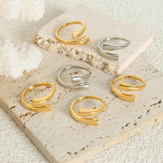 Gold Stainless Steel Ring