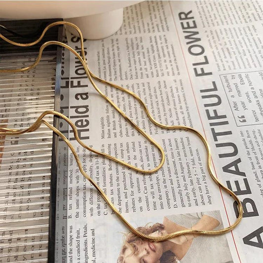 Layered Stainless Steel Necklace