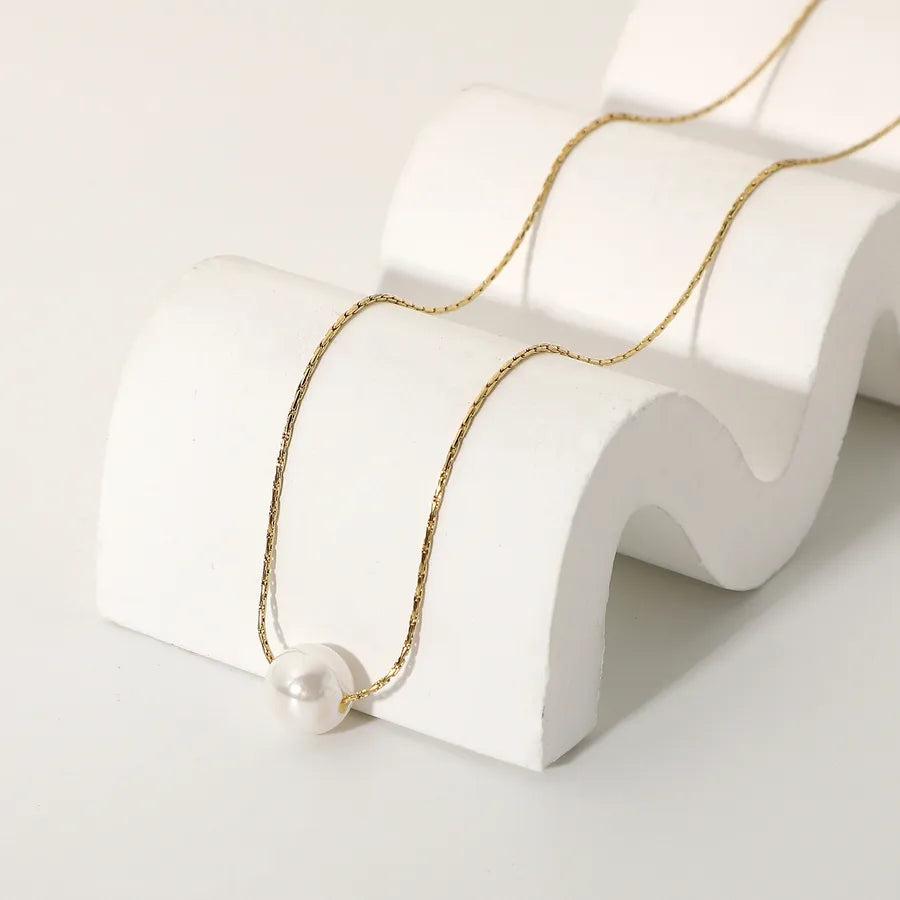 Pearl Stainless Steel Necklace