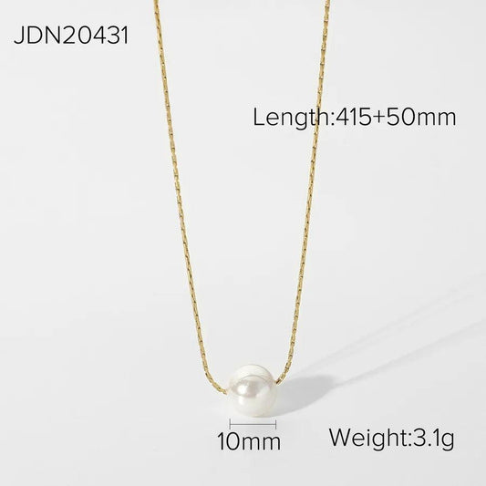 Pearl Stainless Steel Necklace