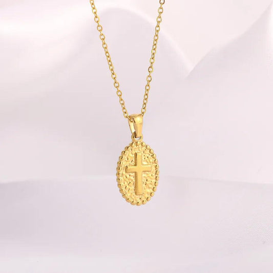 Retro Pendant Stainless Steel Necklace