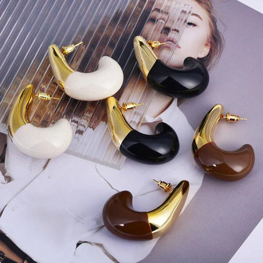 Stud Gold Stainless Steel Jewelry